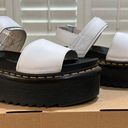 Dr. Martens  Voss Quad Sandal White Size EU 41 US 9 NIB Hydro Leather Platforms Photo 2