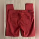 Liverpool Jeans Company Liverpool Skinny Hugger Sz 12/31 Wine/Red EUC Photo 3