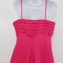 Calvin Klein  Pink Sateen Party Prom Long Gown Photo 4