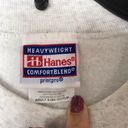 Hanes Vintage snowy Christmas time theme on pullover fall cozy sweater size small Photo 5