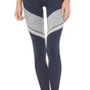 Alo Yoga ALO Navy And Grey Heathered Leggings  Photo 0