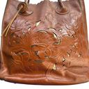 Patricia Nash  Women's Brown Leather Cutout Tooled Cavo Tote with Dust Bag Photo 2