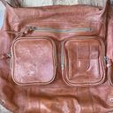 Chocolat Blu  Brown Convertible Leather Hobo Shoulder Bag EUC Pockets Photo 10