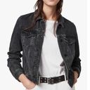 All Saints Buzzard Denim Jacket in Black Photo 0