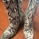 Snakeskin Boot Black Size 7.5 Photo 0