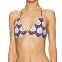 Tavik swim Purple Floral Printed Tavik Daydreamer Monaco Merlot Halter Bikini Top Photo 0