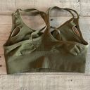 Savvy Army green sports bra Photo 1