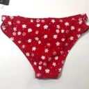 California Waves  RED Strappy  Bikini Swim Bottom Photo 5