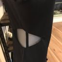 Marilyn Monroe  Black Mini Dress With Sheer Sleeves And Cut Outs Photo 1