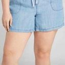 Lane Bryant  High-Rise Chambray Pull-On Shorts 18/20 Photo 0