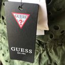 Guess NWT  Larisen Cotton Eyelet Peplum Top Photo 13