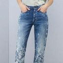 3x1  W3 Higher Ground Stardust Cropped Jeans Sz 26 Photo 1