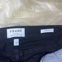 frame denim Frame Le High Skinny black frayed hem ankle sz 30 Photo 1