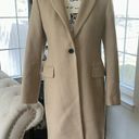 ZARA  Menswear Style Long Wool Coat Camel Photo 0