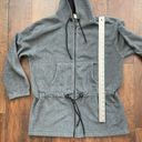 Victoria's Secret VS SPORT gray fleece drawstring hoodie jacket, size M Photo 5