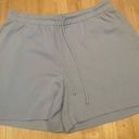 Vince  Athletic Short, pale gray/blue casual elastic waist , Large, B80, NWT, $37 Photo 0