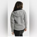 Zyia  Active Gray sport pocket hoodie zip up Jacket Photo 2