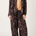 Free People  Steady Love PJ Set / Black Combo Photo 5