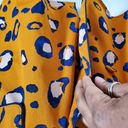 Jennifer Moore 3.1 Phillip Lim By Target Orange Blue Cheetah Print Lightweight Jacket Size S Photo 5