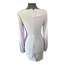 L'Academie  Pearl Ruched Dress in Lilac Size S Photo 3