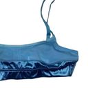 Weekday  Blue Chimera Soft Bra Satin Women's Size XS Photo 3