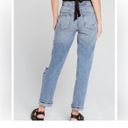 Free People Dakota High Rise Straight Leg Distressed  Jeans 27 Photo 4