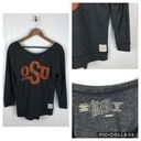 Retro Brand OSU  Sweatshirt Size Medium Grey Slouchy Heathered Graphic Photo 1