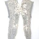 Rebecca Taylor  Fringe Sleeveless Sweater Vest M Photo 0