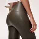 Wilfred Aritzia,  Free - Daria Dark Olive Faux Leather
Leggings - Small Photo 3