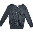 Tracy Reese  Embelished Lace Cardigan Sweater Button Up Size P Photo 0