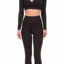 n:philanthropy  Black Roxbury Womens Cut-Out Asymmteric Crop Top Photo 1