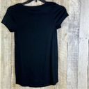 Isabel Maternity  Size Small Black Crewneck Short Sleeve T-Shirt Photo 1