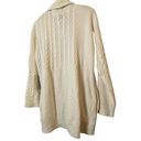 Joie NWT  Womens‎ Cream Open Front Cable Knitted Cardigan Sweater Size Medium Photo 11