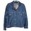 Levi's  Medium Wash Soft Trucker Performance Button Up Jean Jacket Size Large Photo 0