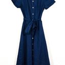 Hill House NWT  Navy The Lily Linen Dress Size XXS Photo 1