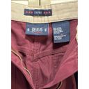 Bill Blass Bill Bass Burgundy Denim Capris Wide Leg High Rise Size 10 NWT Photo 3