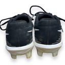 Nike Girls  Lunarlon Black & White Softball Molded Cleats Size 7 AO7918-002 Shoes Photo 5