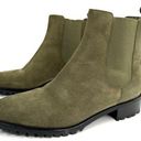 Manolo Blahnik  Chelata Calfskin Suede Chelsea Ankle Booties Size EU 40 Photo 0