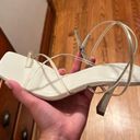 Marc Fisher Marc Fischer White Lace Up Heels Photo 0