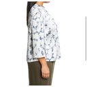 Vince NWT  Lotus Pleated Floral Crinkle Top Photo 1