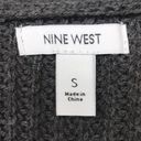 Nine West  Women’s Chunky Knit Color Block Open Front Long Line Cardigan Sweater Photo 5