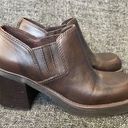 MIA  Vintage 90s Y2K Bratz Loafers Brown Leather Chunky Square Toe Women’s 7 Photo 0