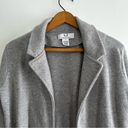 Magaschoni  Grey Draped Cotton Wool Cardigan Small Photo 1