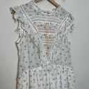 Rebecca Taylor - Floral Lace Silk Blend Flutter Sleeve Mini Dress Wedding Photo 3