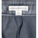 Aeropostale  Soft Faux Leather Black Mini Skort Size XL Photo 3