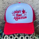 Ain’t That America Trucker Hat Red Photo 0