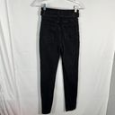 Reformation Kayo High & Skinny Dark Wash Black High Waisted Belted Skinny Jeans Photo 6