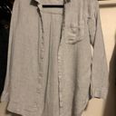 Velvet Heart Grey Soft Button Up Photo 0