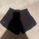 Lululemon  Hotty Hot Short Heather - Black size 6 Photo 1