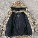 Donna Salter's Fabulous Furs Hooded Leopard Print Faux Fur Jacket Size Small Photo 1